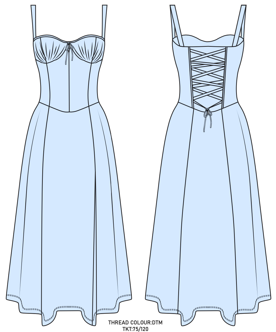 Serenity Breeze Fuller Bust Dress-Orders ship in 6-8 weeks!