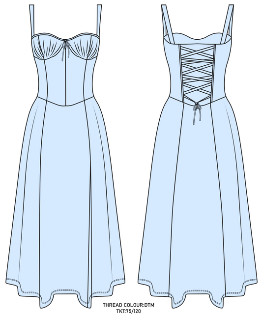 Serenity Breeze Fuller Bust Dress-Orders ship in 6-8 weeks!
